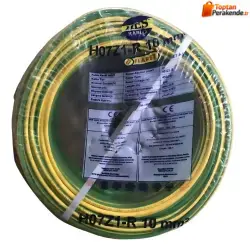 Hes Nya Kablo 10 mm Sarıyeşil H07Z1-R Halojen Free